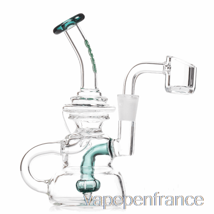 Ooze Flood Mini Dab Rig Stylo Vape Vert Océan (clair / Sarcelle)